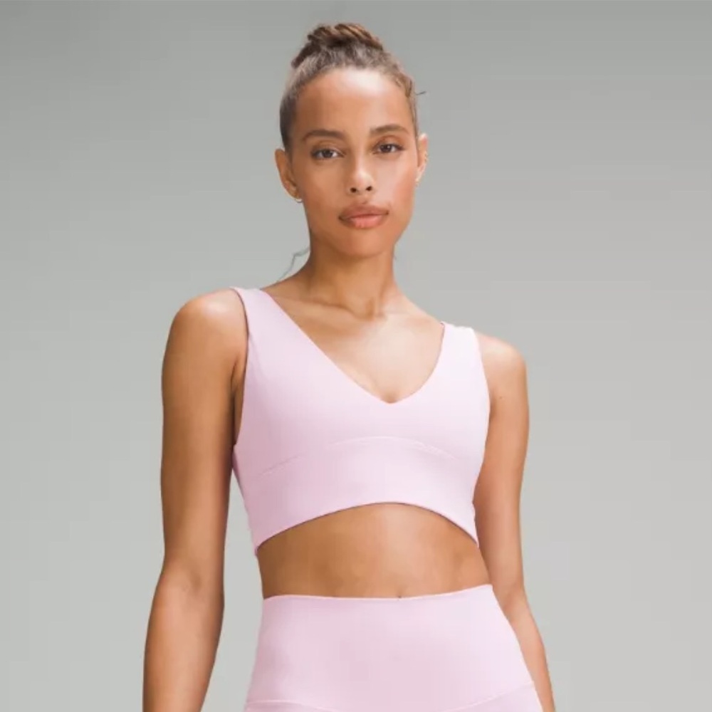lululemon Align™ V-Neck Bra Light Support, A/B Cup in light pink